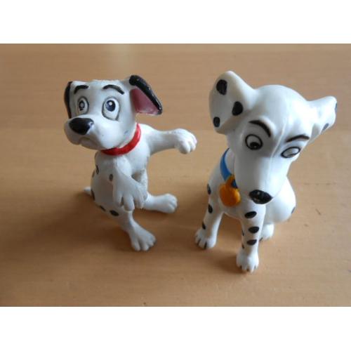 Lot De 2 Figurines Les 101 Dalmatiens : Pango & Lucky
