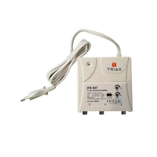 TRIAX IFB 407 Amplificateur d'appartement 2 sorties tv antenne rateau terrestre