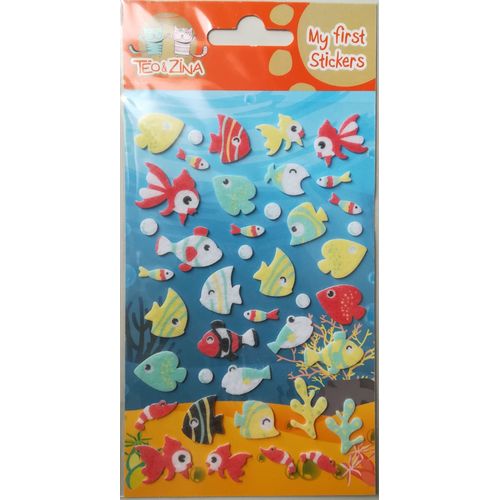 Stickers Téo & Zina My First Stickers Poissons