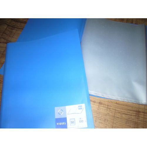 Lot De 2 Protège Documents 50 Pochettes 100 Vues