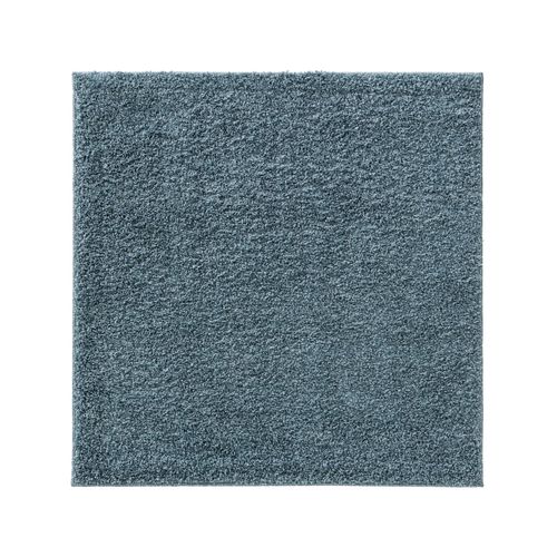 Tapis Shaggy À Poils Longs Soho Bleu 200x200 Cm - Tapis Doux Pour Salon