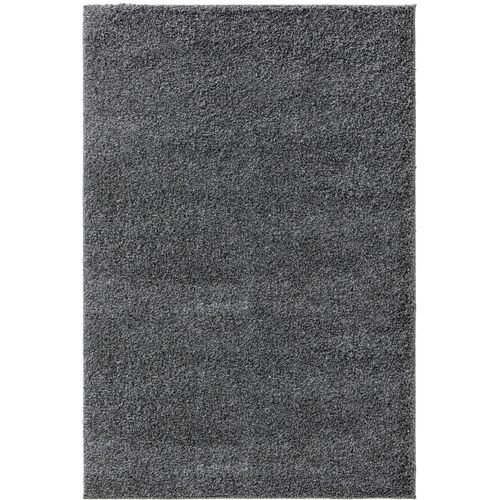 Tapis Shaggy À Poils Longs Soho Gris 300x400 Cm - Tapis Doux Pour Salon