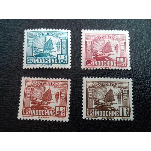 Timbre Indochine Yt 150-151-153-155 Jonke 1931 ( 50504 )