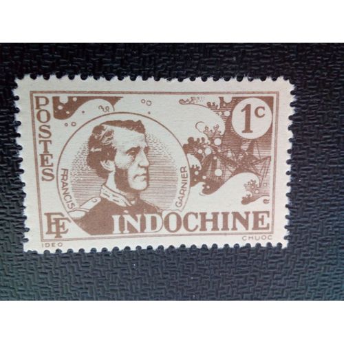 Timbre Indochine Yt 262 Francis Garnier (1839-1873), Marin 1943 ( 50504 )