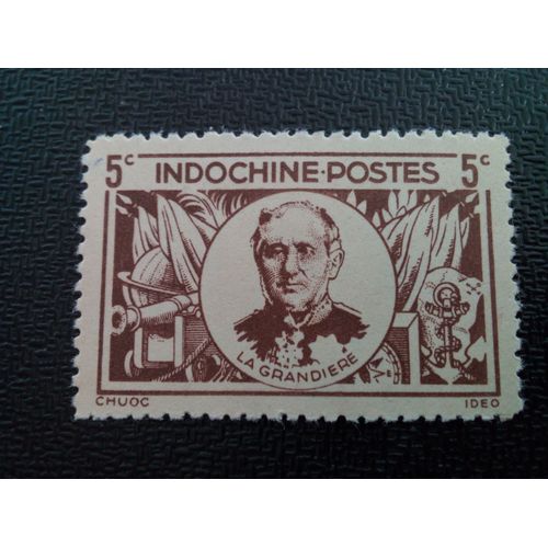 Timbre Indochine Yt 263 Pierre Paul Marie De La Grandière (1807-1876), Marin 1943 ( 50504 )