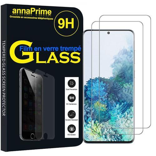 Lot / Pack De 2 Films Verre Trempé Pour Samsung Galaxy S20+ Plus/ S20+ 5g 6.7" Protection D'écran