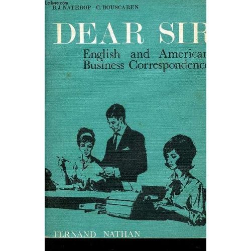 Dear Sir English And American Business Correspondence.