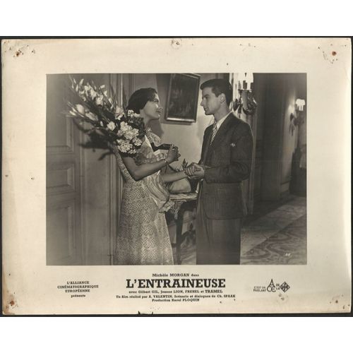 L'entra?neuse - Film 1940 R?alis? Par Albert Valentin Avec Mich?le Morgan, Gilbert Gil, Frehel - 1 Photo Originale D'exploitation De Cin?ma - Petite Affiche 24x30 Cm -
