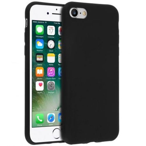 Coque Silicone Gel Pour Iphone 7 Plus Noire