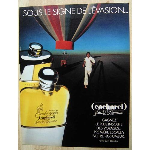 Publicité Papier - Eau De Toilette Cacharel De 1984