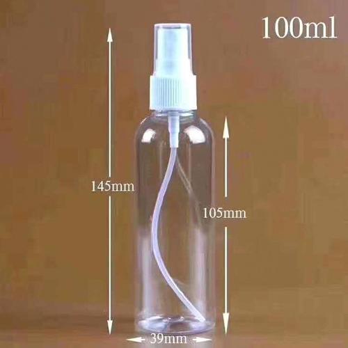 5pcs 100ml Bouteille Voyage Portable Bouteille De Voyage Cosmétiques Crème Lotion Container Bouteilles En Plastique La Désinfection Liquide Vaporisateur Blanc 