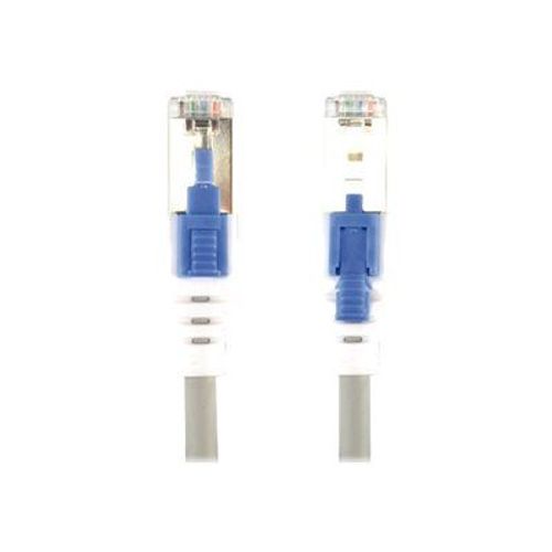 MCL - Cordon de raccordement - RJ-45 (M) pour RJ-45 (M) - 2 m - SFTP - CAT 6a - sans halogène - gris