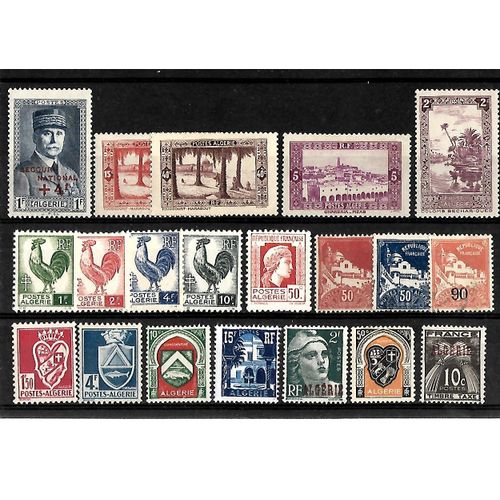 Algérie-Département Français- Lot De 20 Timbres Neufs**-Gomme Intacte- 1 Er Choix