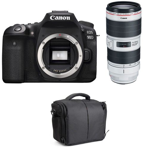 Canon EOS 90D + EF 70-200mm f/2.8L IS III USM + Sac | Garantie 2 ans