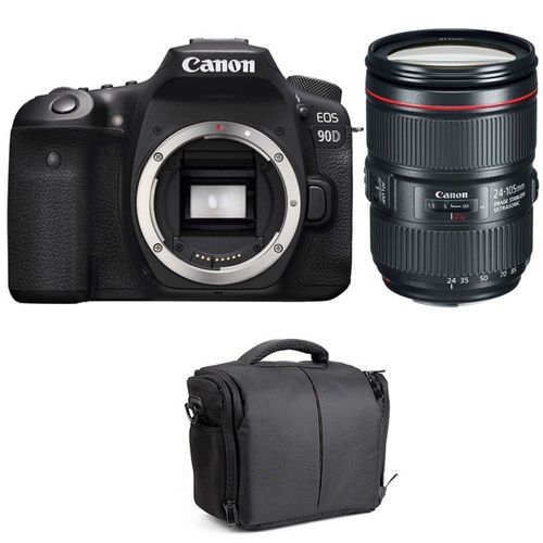 Canon EOS 90D + EF 24-105mm f/4L IS II USM + Sac | Garantie 2 ans