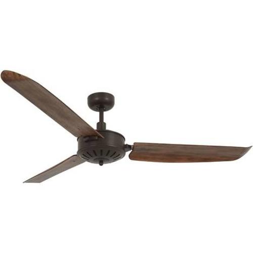 Ventilateur Grandes Espaces Marron Fonce Lucci Air 211017