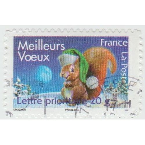 Timbre Meilleurs Voeux .Lettre Prioritaire 20g