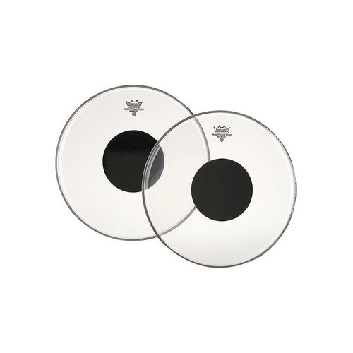 Peau De Tom 06'' - Remo Cs Controlled Sound Transparente Rond Noir - Cs-0306-10