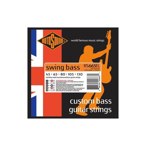 Rotosound Rs665el Swing Bass - Jeu De 5 Cordes Basse - 45-130