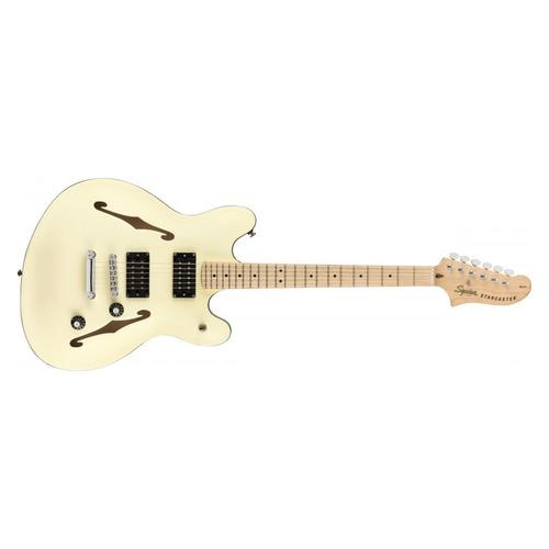 Squier Affinity Series Starcaster - Touche Érable - Olympic White