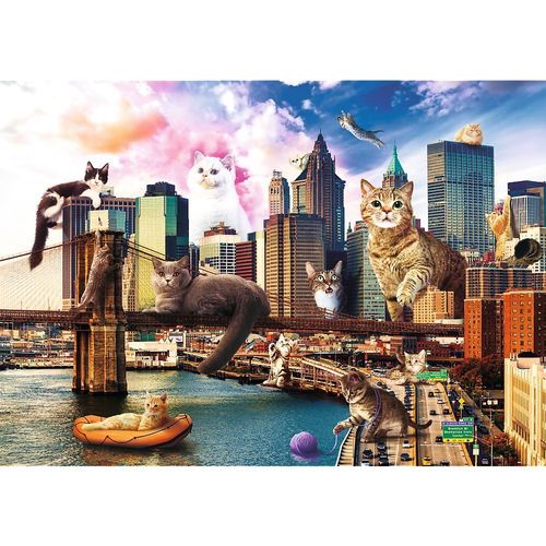 Puzzle 1000 Pièces Kittens In New York