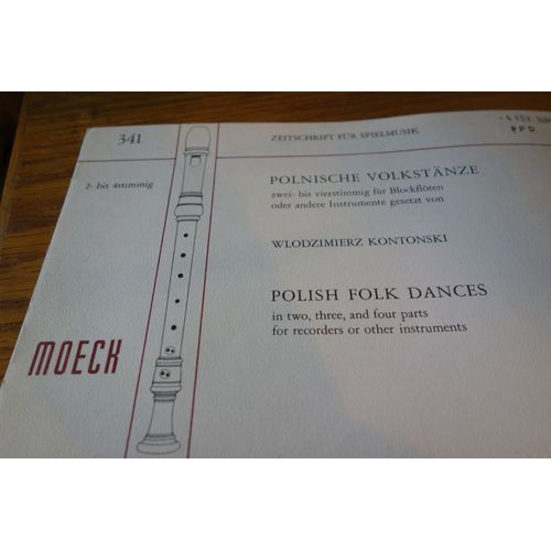 Lot De Partitions P 3 Et 4 Flutes À Bec "Zeitschrift Für Spielmusik"