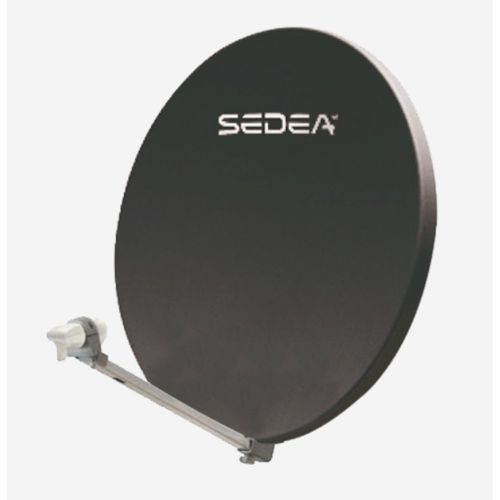 Antenne Parabole Sedea 65 EASY acier Anthracite + LNB