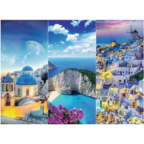 Puzzle 3000 pièces Vacances en Grèce - puzzle