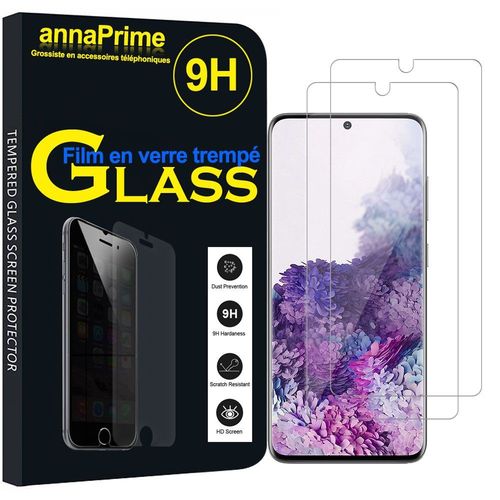 Lot / Pack De 2 Films Verre Trempé Pour Samsung Galaxy S20/ S20 5g 6.2" Protection D'écran