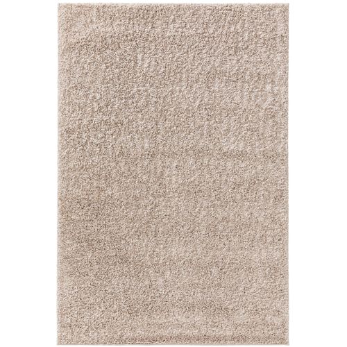Tapis Shaggy À Poils Longs Soho Beige 200x290 Cm - Tapis Doux Pour Salon