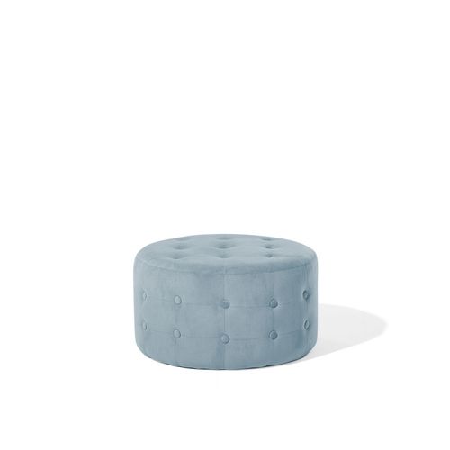 Ottoman Tampa Gris Clair Velours