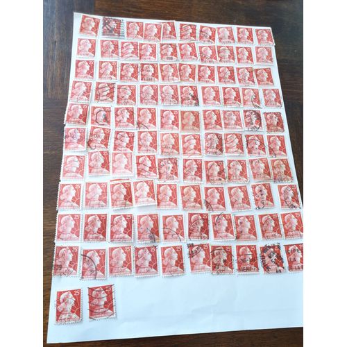 Timbre N° 1011c, Marianne De Muller, 25 F., Rouge