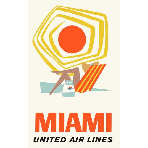 Affiche Miami Air Lines