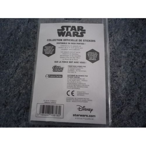 Stickers Star Wars Le Réveil De La Force 18 Pochettes