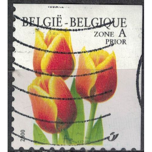 Belgique 2000 Oblitéré Used Fleur Tulipe Triumph Kees Nelis Su