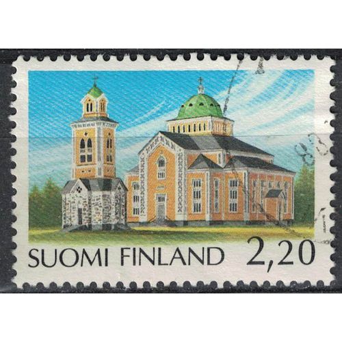 Finlande 1988 Oblitéré Used Église De Kerimäki Su