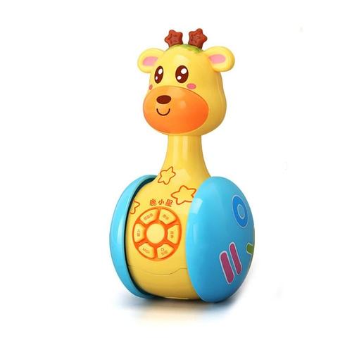 Jouet De Gobelet Coulissant Multifonctionnel Puzzle Interactif Jouet De Hochet Pour L'éducation Précoce Des Tout-Petits, Vache/Zèbre/Girafe 1 Pièce