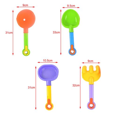 Jouets De Plage Pour Enfants 4/10 Pièces, Jeu De Sable Pour Enfants, Kit De Bac À Sable, Jouets D'été Pour Plage, Jeu D'eau Pour Bébés
