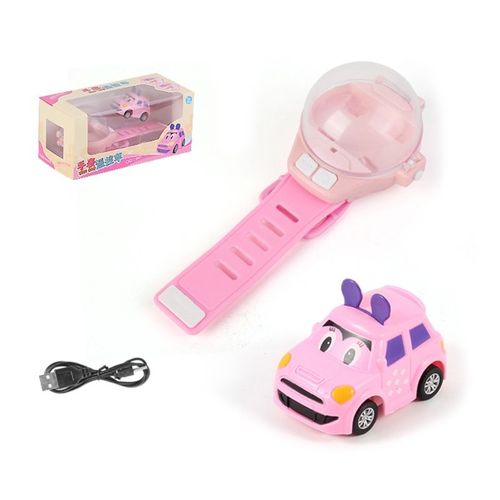 Montre Portable Pour Enfants, Jouet De Voiture Rc, Mini Gadget Usb, Rechargeable, Flexible, Dessin Animé, 4 Couleurs