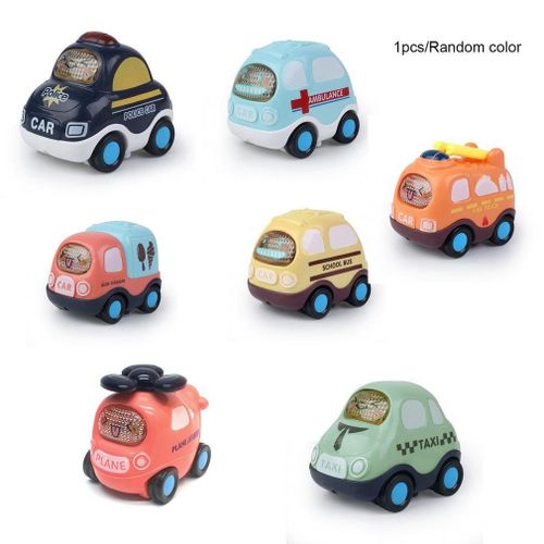 Voiture De Police À Inertie, Bus Scolaire, Avion Couleur Macaron, Véhicule D'ingénierie, Jouet, Cadeaux De Noël