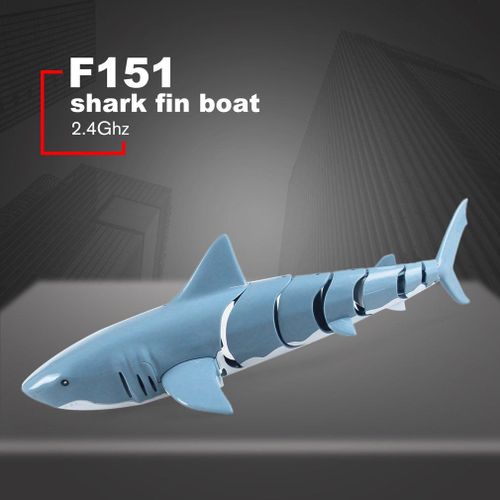 Jouet À Piles 1:18, Bateau Requin Télécommandé, Étanche Et Rechargeable, Pour Piscine Et Salle De Bain, 2.4g