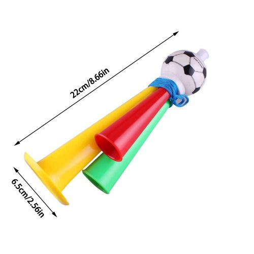 Corne À Air Pour Fans De Football, Fabricant De Bruit Sonore Pour Pom-Pom Girl, Événements Sportifs, Football, Fête De Carnaval, Couleur Aléatoire, 1 Pièce