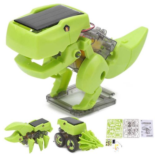 Robot Dinosaure À Énergie Solaire 3 En 1 Pour Enfants, Jouets D'assemblage, Éducatifs, De Modélisme, Jouets Scientifiques