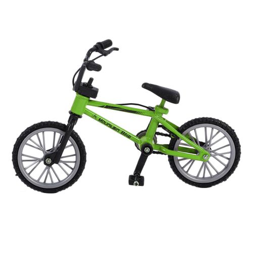 Jeu De Vélo Bmx Avec Mini Touche Et Corde De Frein, Simulation De Doigt En Alliage Bleu, Cadeau Éducatif Pour Enfants