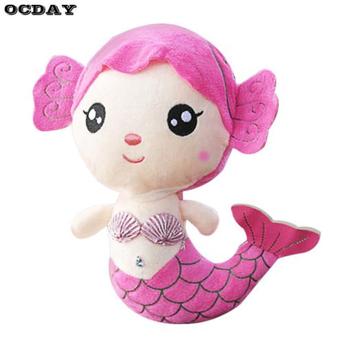 Ocday Jouets En Peluche Cadeau Pour Enfants Mignon Belle Peluche Princesse Pp Coton Jouet Pour Bébé Enfants Filles La Petite Sirène Poupées En Peluche