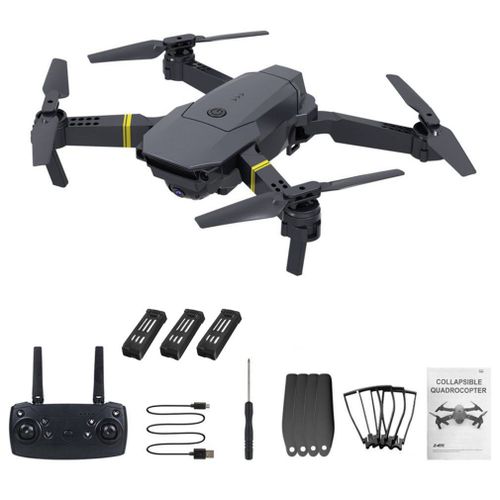 Drone Fpv Wifi E58 Avec Caméra Professionnelle Grand Angle 1080p, Bras Pliable, Mode Haute Tenue, Quadricoptère Rc X Pro Rtf-Générique