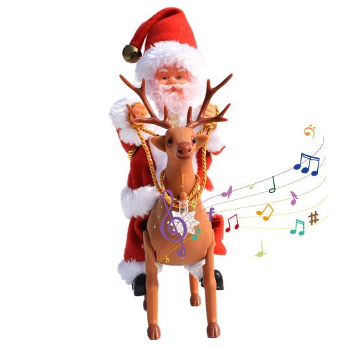 Jouet Elk Universel Pour Enfants, Voiture Électrique Avec Musique, Pour Noël, Décoration De Maison, Meilleurs Cadeaux