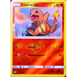 Carte Pokémon 7/68 Salamèche - Reverse Sl11.5 - Soleil Et Lune - Destinées Occultes Neuf Fr