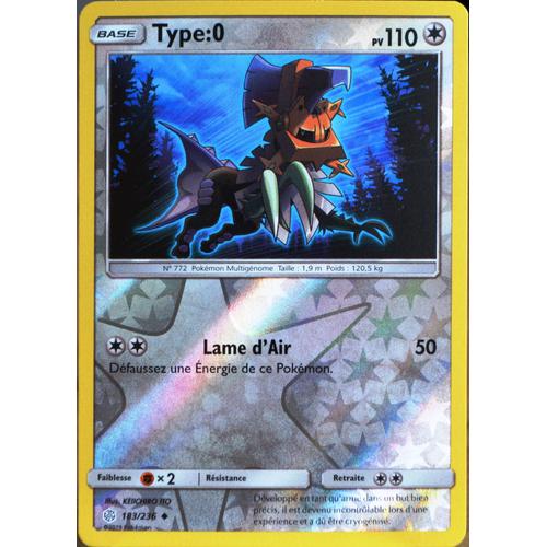 Carte Pokémon 183/236 Type:0 - Reverse Sl12 - Soleil Et Lune - Eclipse Cosmique Neuf Fr