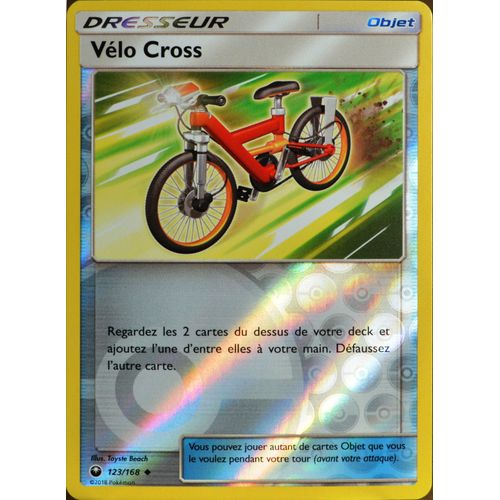 Carte Pokémon 123/168 Vélo Cross - Reverse Sl7 - Soleil Et Lune - Tempête Céleste Neuf Fr